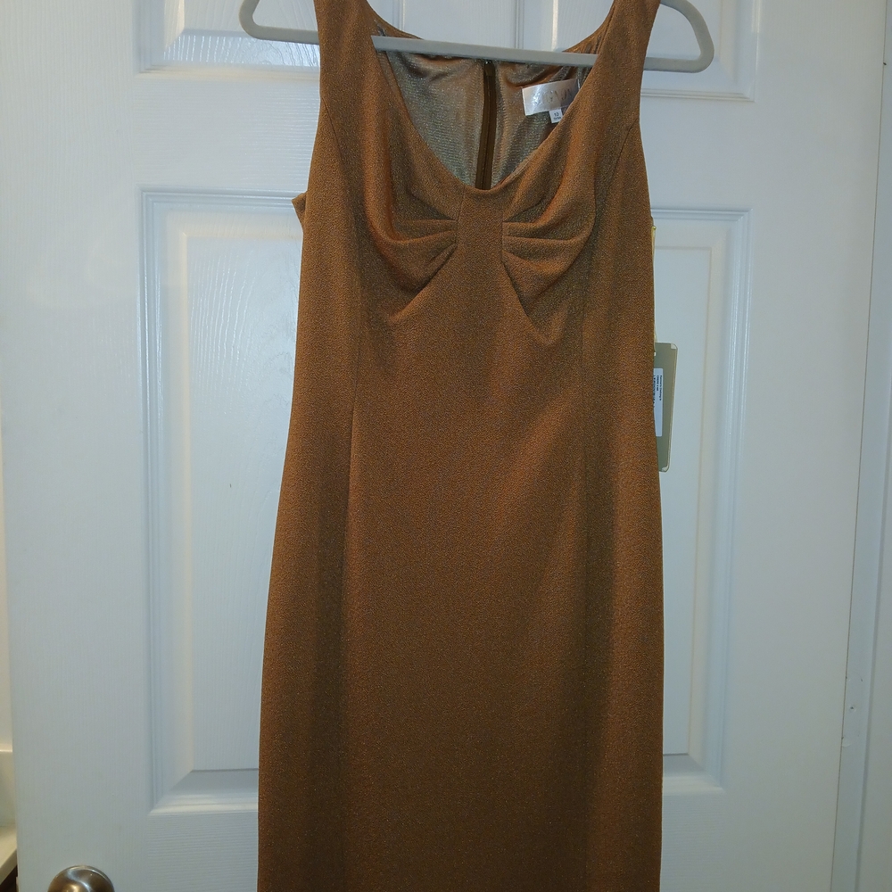 NEW WITH TAGS!! MIGNON Elegant Cocoa Dress
